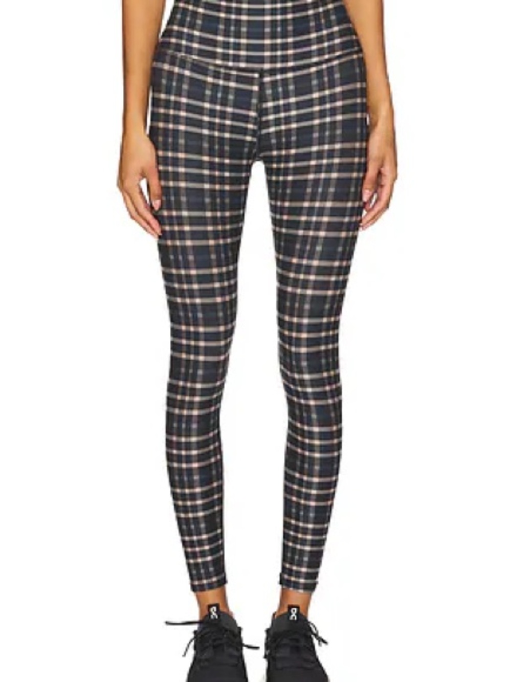 Beyond Yoga Softmark HW Midi Legging - Preppy Plaid, Size S